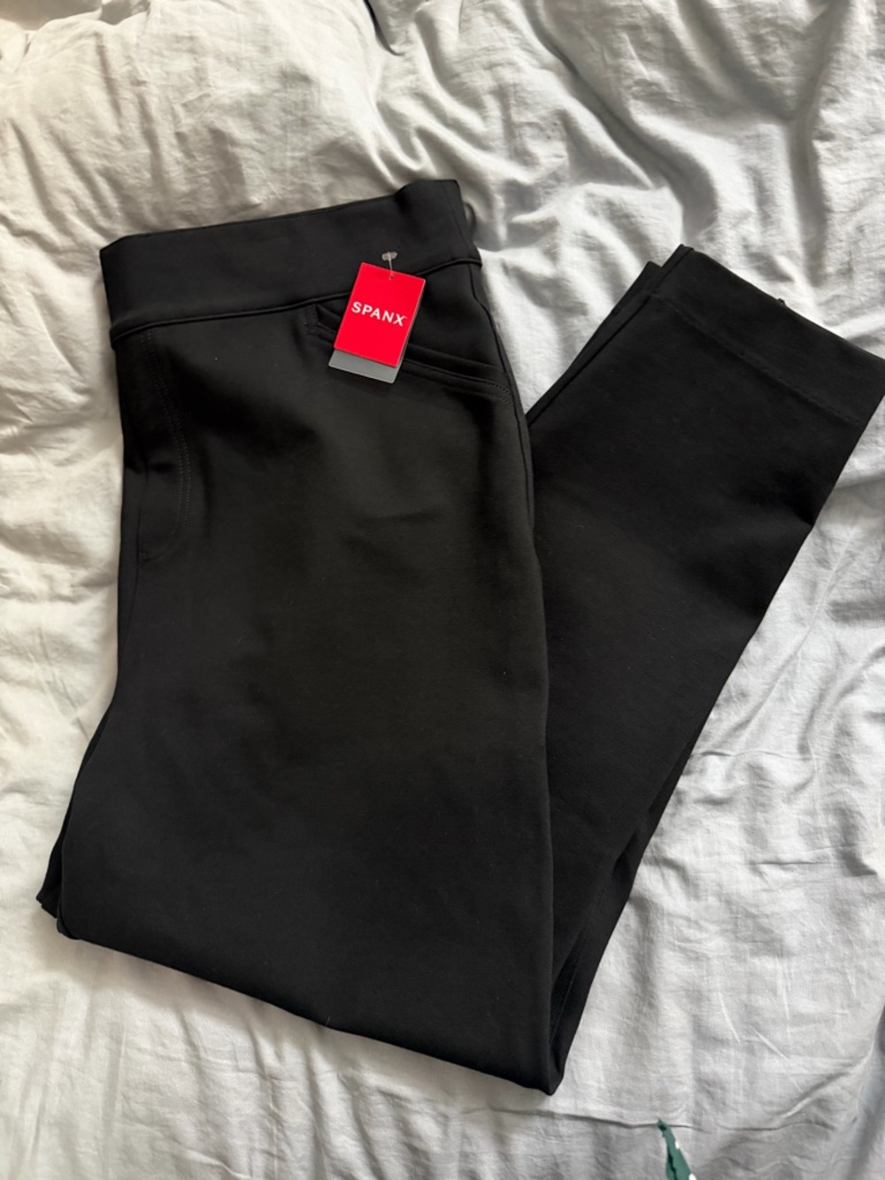 SPANX Black High-Rise The Perfect Black Pants Ankle Backseam Skinny style 3x